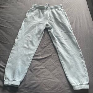 TNA Sweatpants Women's Medium Baby Blue Activewear Comfort Designer Loungewear